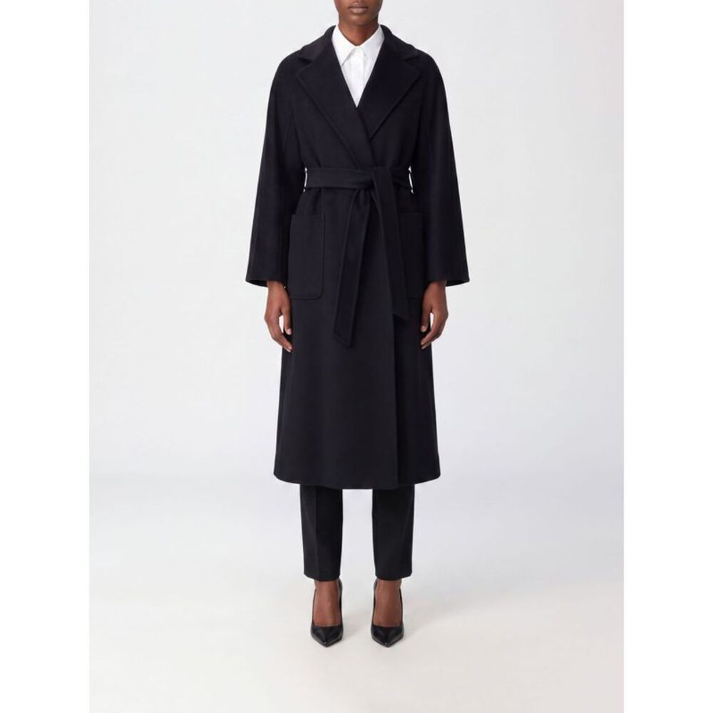 Max Mara Women Ludmilla Long Cashmere Belted Robe Coat Max Mara